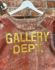 GALLERY DEPT. TROMPE PRINT MOTO CREWNECK ‘RED’