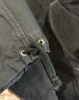 MAISON MARGIELA SS26 TAFFETA DRAWSTRING CARGO PANTS ‘BLACK’