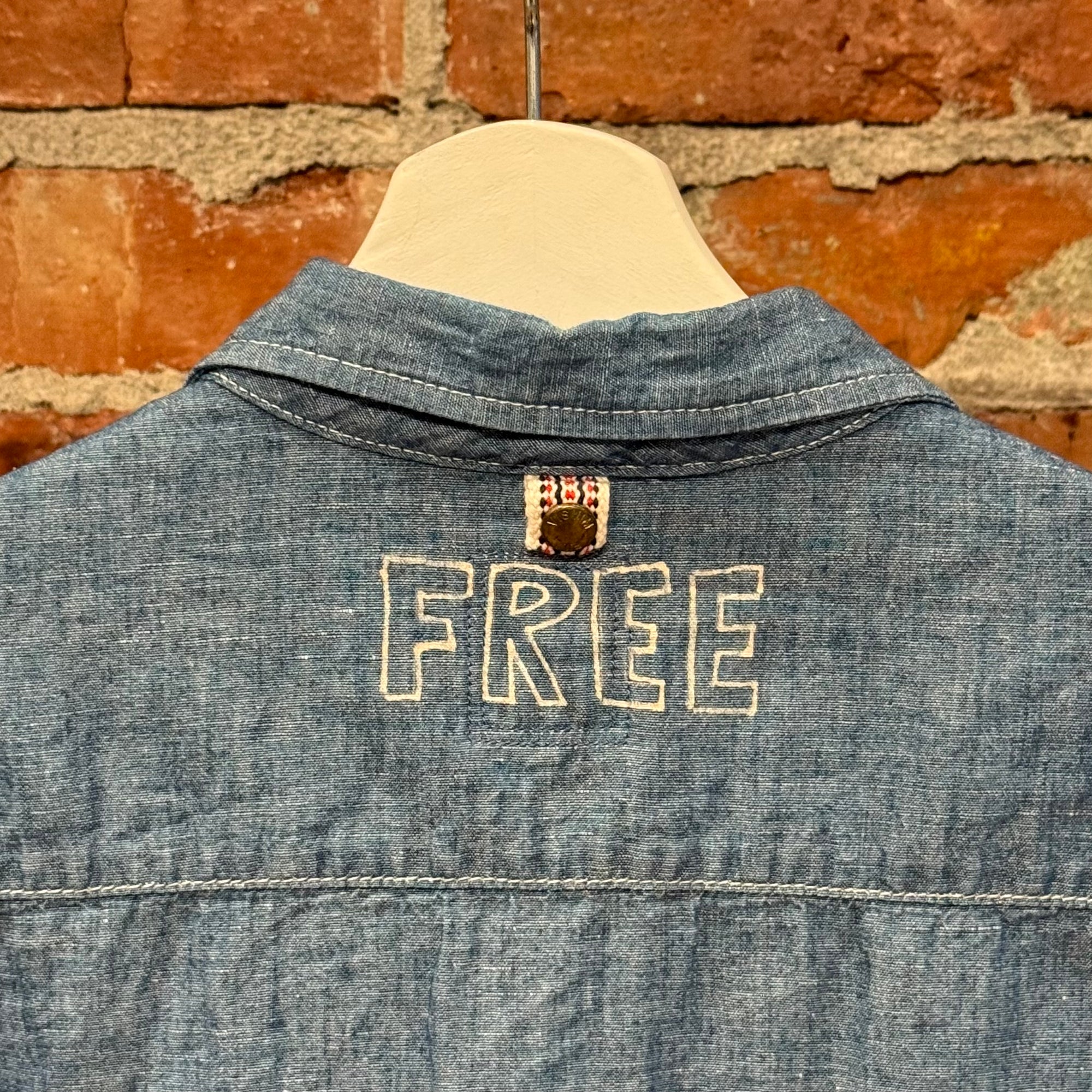 VISVIM SS17 ICT FEEL FREE CHAMBRAY WORK SHIRT ‘INDIGO’