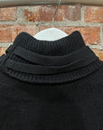 RAF SIMONS DOUBLE STRAP TURTLENECK KNIT ‘BLACK’
