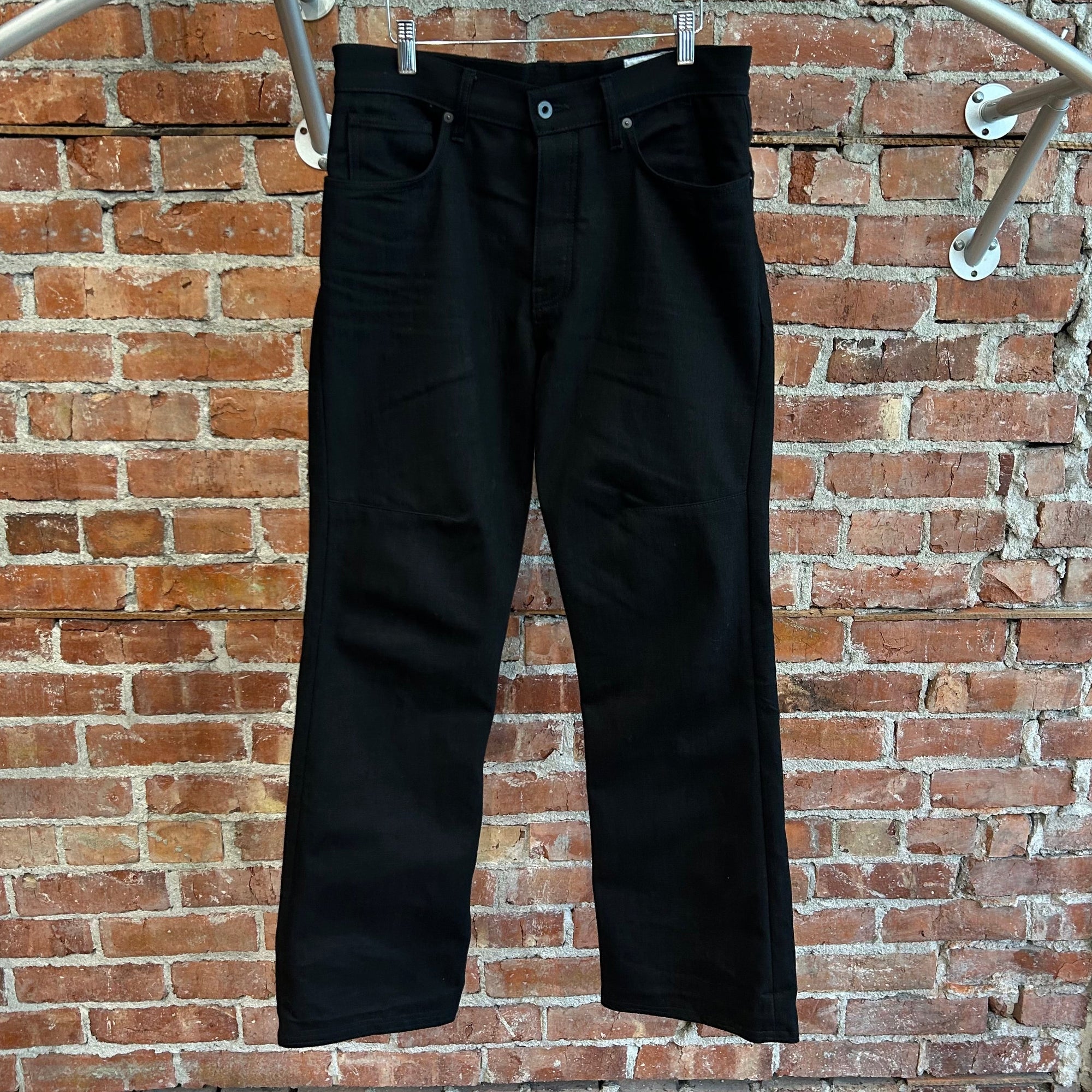 K-TWO STUDIOS 16oz CROSSHATCH HEAVY STRAIGHT LEG DENIM ‘BLACK’