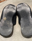 BALENCIAGA CALFSKIN LEATHER COSY BB MULES ‘BLACK’