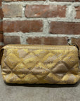 VIVIENNE WESTWOOD MINI PADDED CLUTCH ‘GOLD’