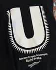 UNDERCOVER BODHI SVAHA GIZ U-LOGO TEE ‘BLACK’