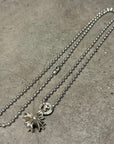 CHROME HEARTS CUTOUT PLUS NECKLACE ‘SILVER’