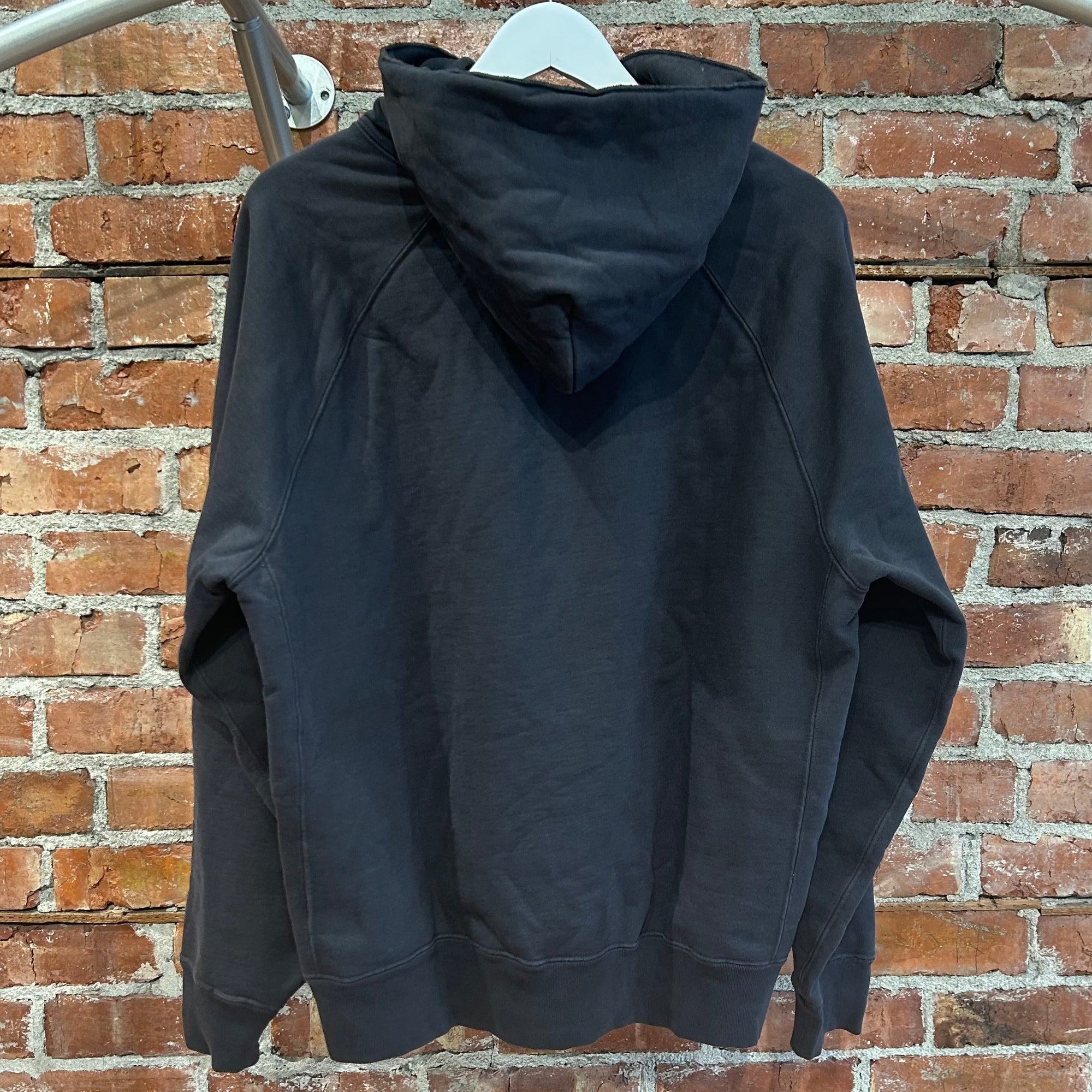 LADY WHITE CO. SUPER WEIGHTED HOODIE ‘WASHED BLACK’