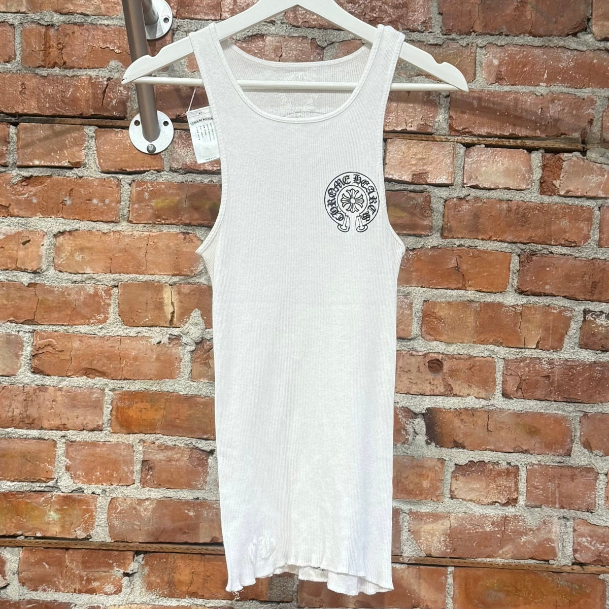 CHROME HEARTS HORSESHOE LOGO TANK TOP ‘WHITE’