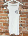 CHROME HEARTS HORSESHOE LOGO TANK TOP ‘WHITE’