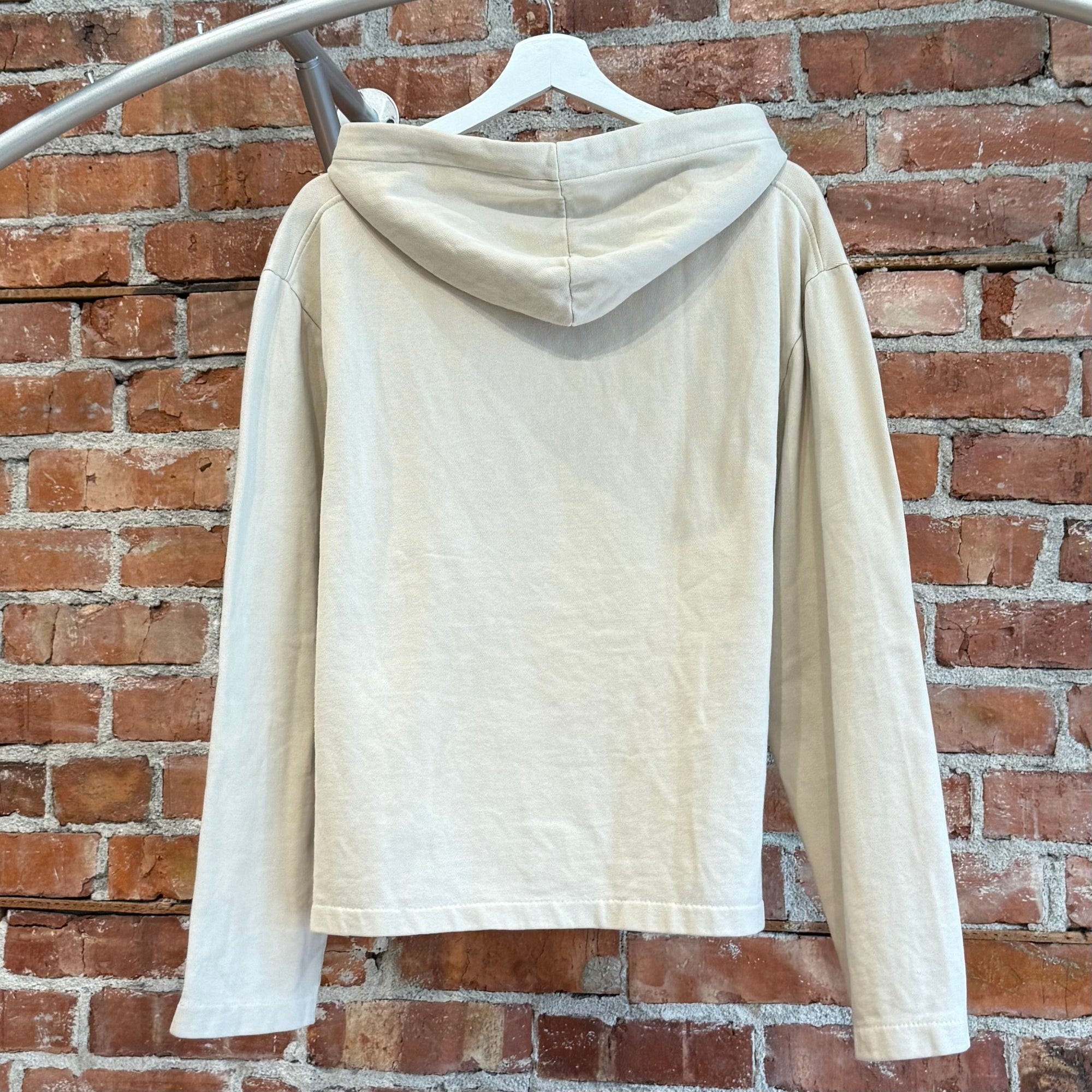 OUR LEGACY SILVER NEP SWEAT LOOSE HOODIE ‘CREAM’