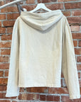 OUR LEGACY SILVER NEP SWEAT LOOSE HOODIE ‘CREAM’