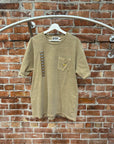 BAPE TAPE POCKET TEE ‘BROWN’