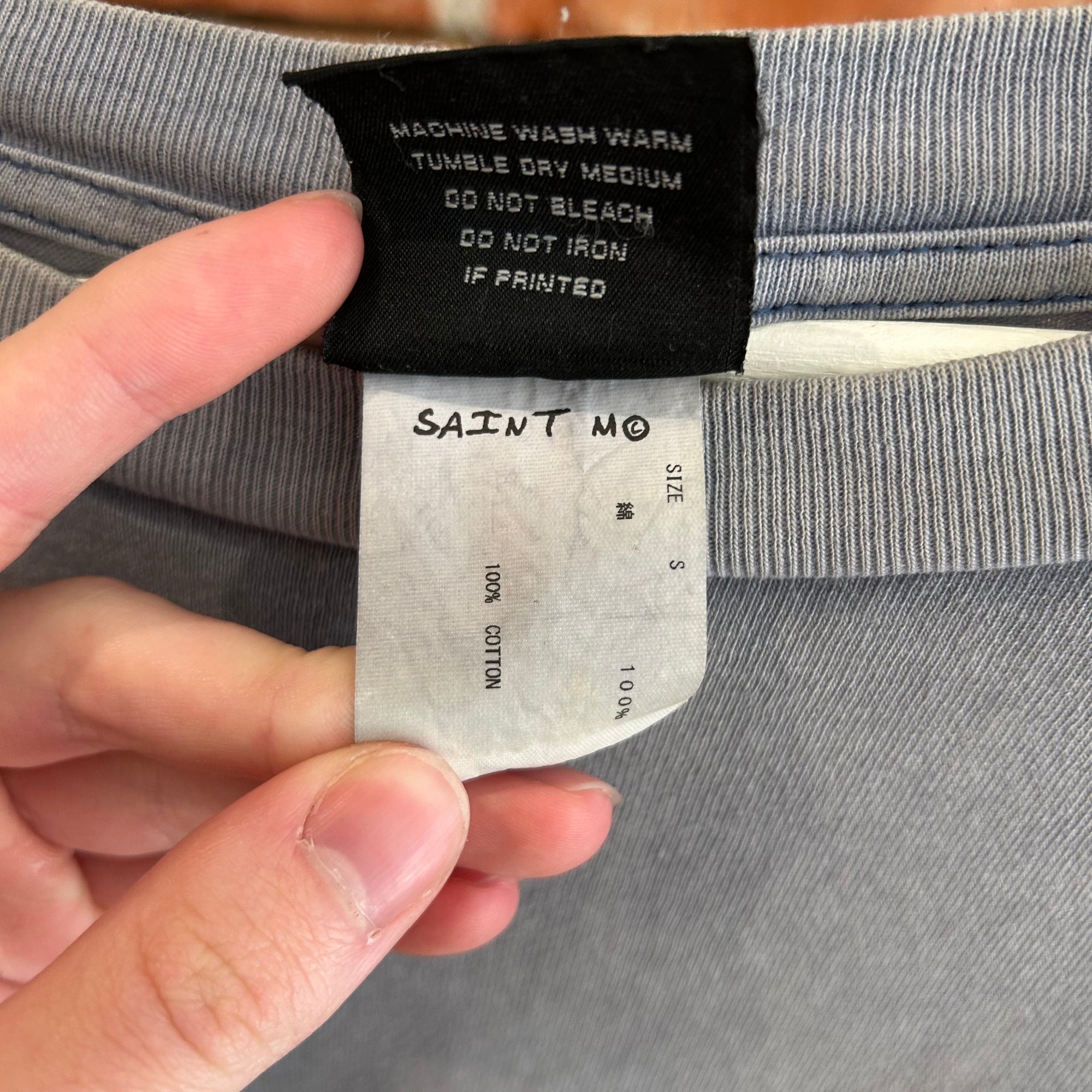 SAINT MICHAEL POWER FORCE TEE ‘GRAY’