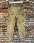 CARHARTT DISTRESSED DOUBLE KNEE PANTS ‘SAND’