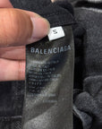 BALENCIAGA FW22 3B DISTRESSED DENIM JACKET ‘BLACK’