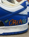 CHROME HEARTS MATTY BOY NIKE DUNK LOW SNEAKERS ‘WHITE/BLUE’