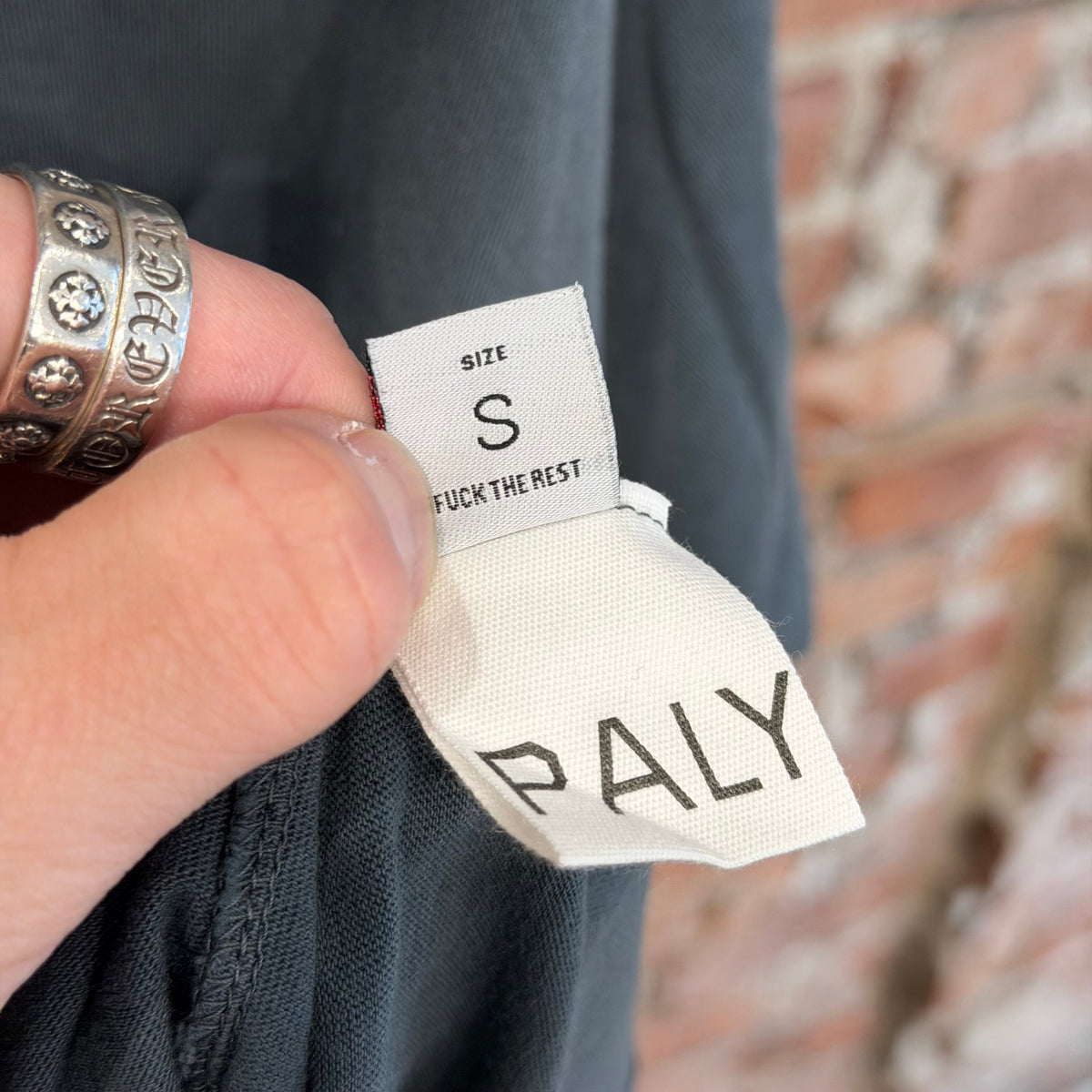 PALY HOLLYWOOD SS26 CORE LOGO TEE ‘BLACK’