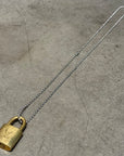 LOUIS VUITTON LOCK & KEY NECKLACE ‘GOLD’