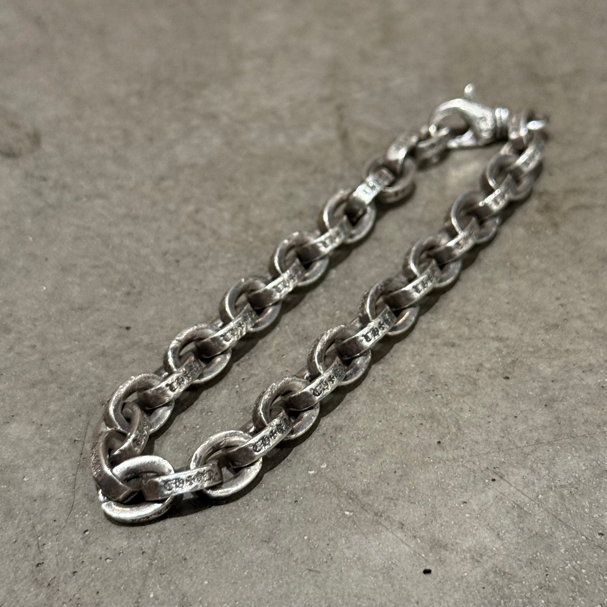 CHROME HEARTS 8” LARGE PAPERCHAIN BRACELET ’SILVER’