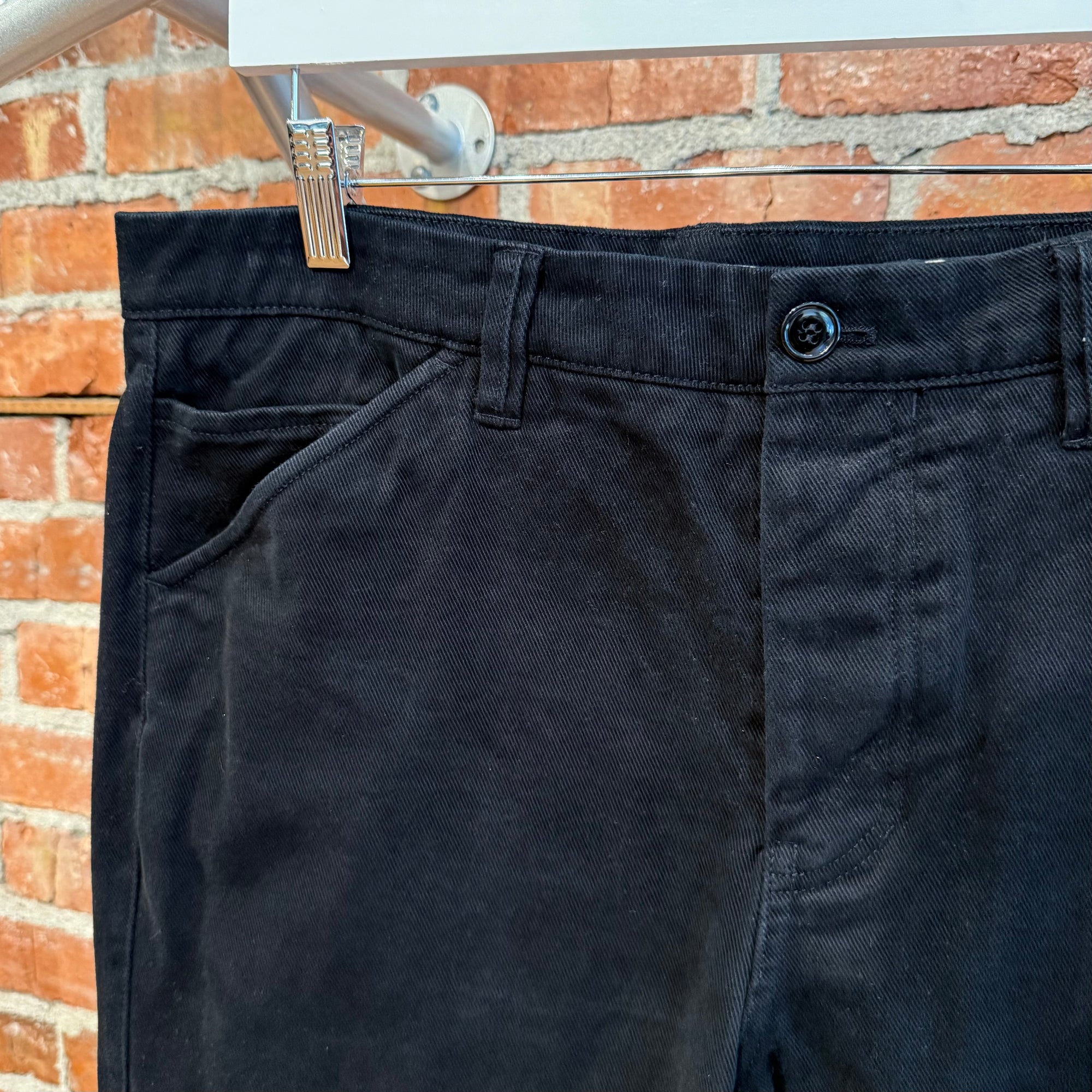 ACNE STUDIOS BAGGY TWILL WORK PANTS ‘BLACK’