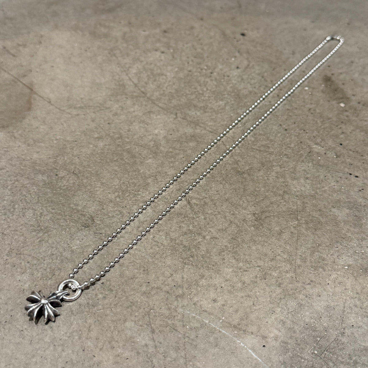 CHROME HEARTS CH PLUS CROSS CHARM NECKLACE ‘SILVER’