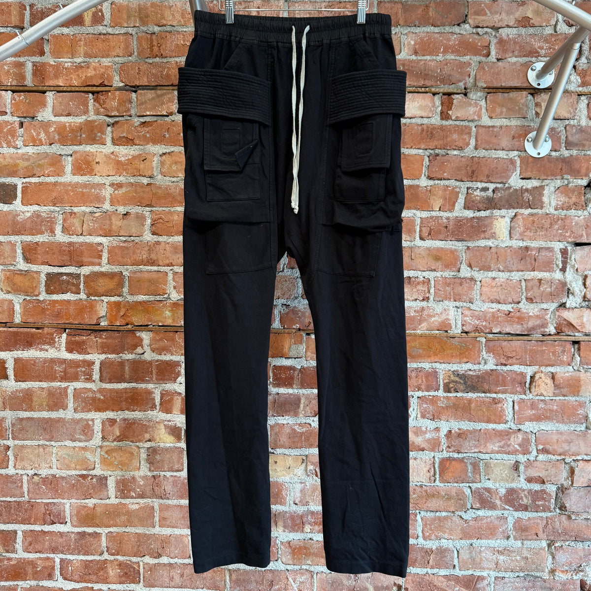 RICK OWENS FW21 GETHSEMANE DRKSHDW RIG CREATCH CARGOS ‘BLACK’