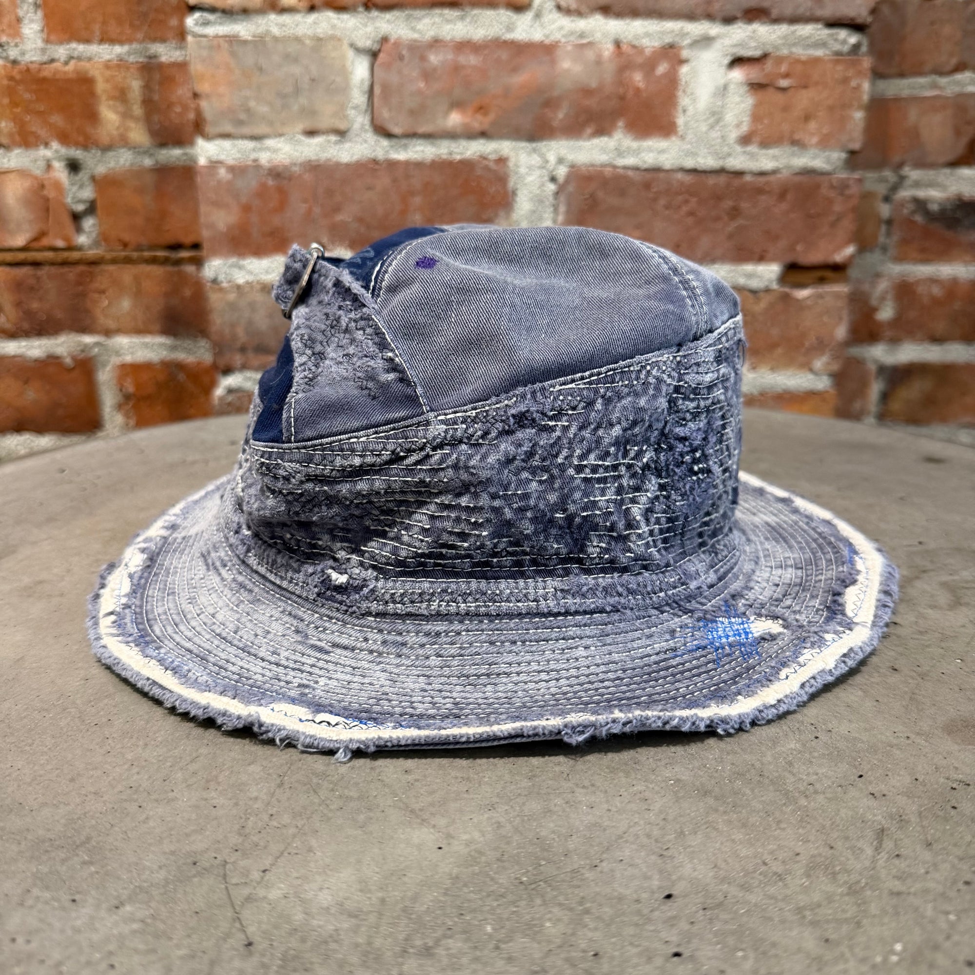 KAPITAL KOUNTRY BORO OLD MAN AND THE SEA HAT ‘INDIGO’