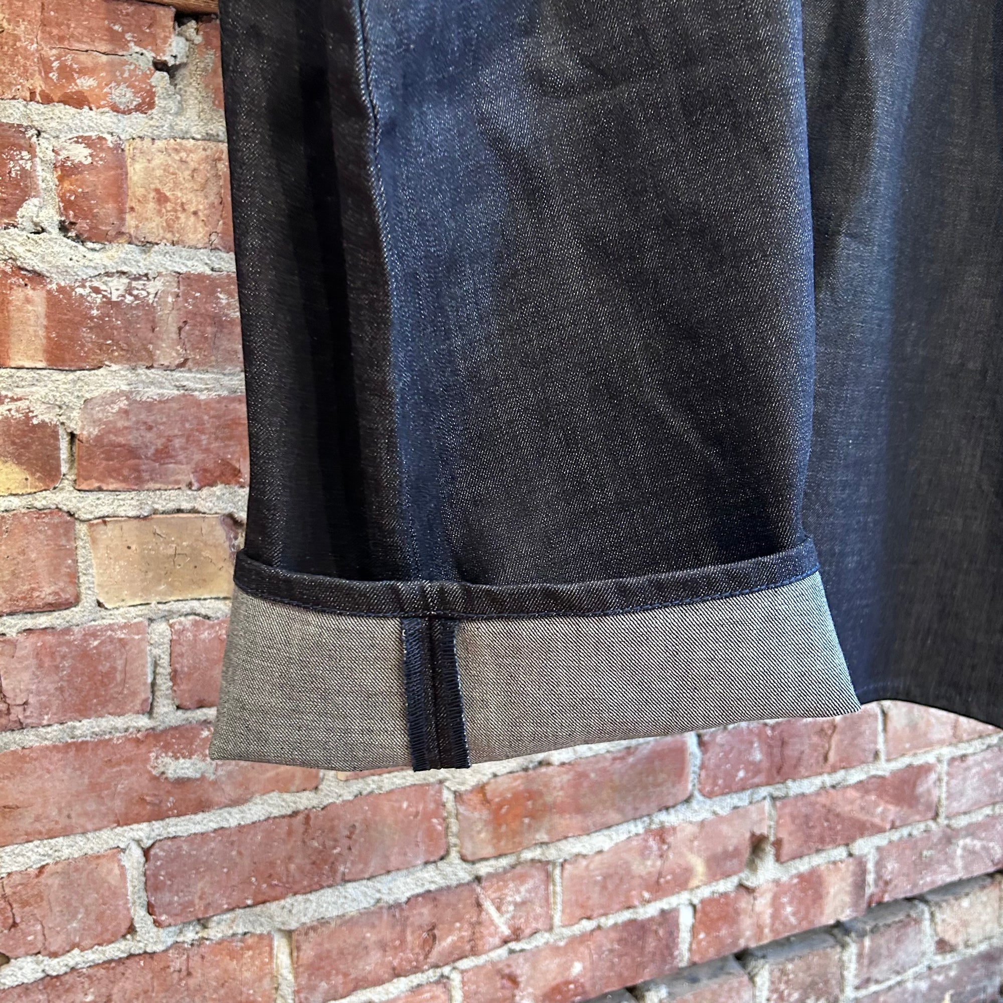 KRAFTWORK UNIFORM NO. 5 CROSSHATCH RAW DENIM ‘INDIGO’