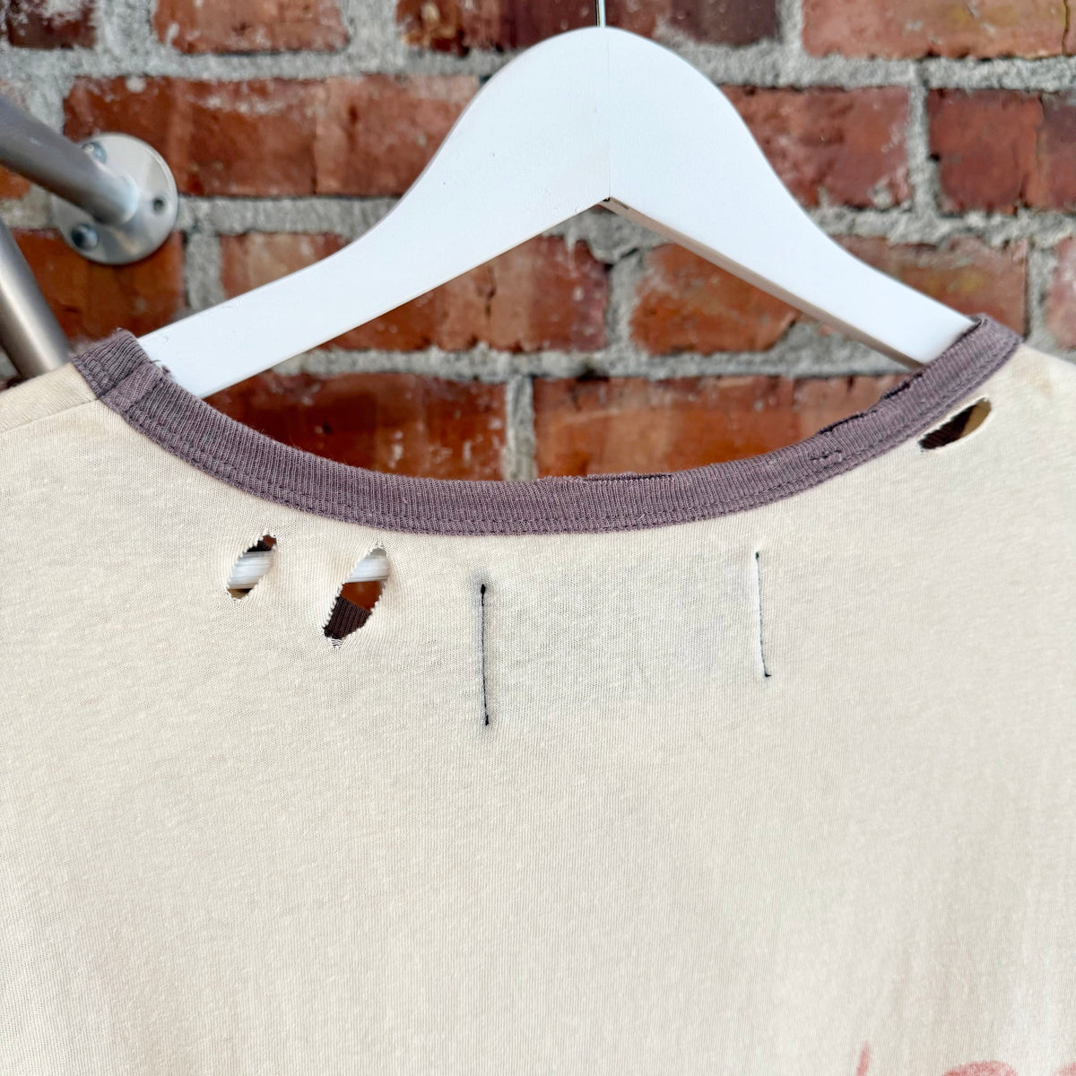 PALY HOLLYWOOD SS26 CHELSEAY HOTEL TEE ‘CREAM/BROWN’