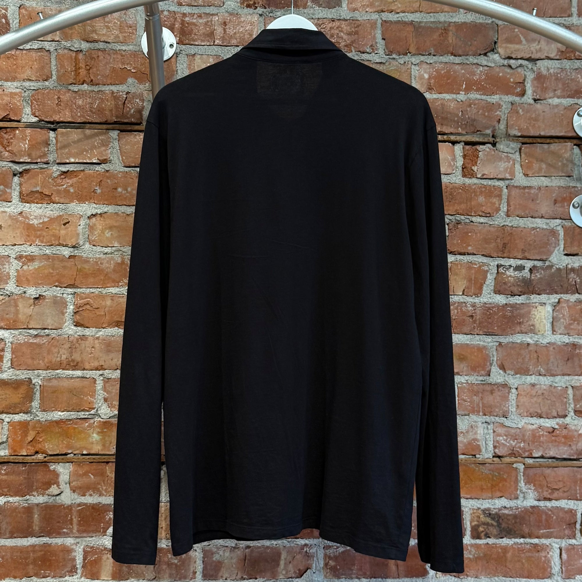 CHROME HEARTS PLUS CROSS POLO LONGSLEEVE ‘BLACK’