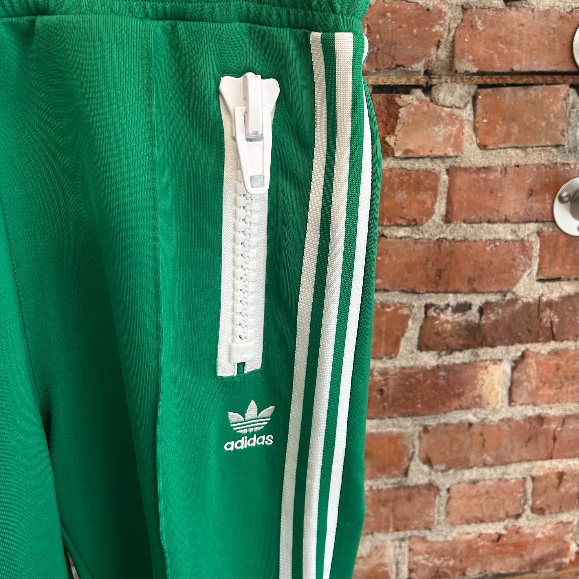 ADIDAS X JEREMY SCOTT MEGAZIP TRACK PANTS ‘GREEN’