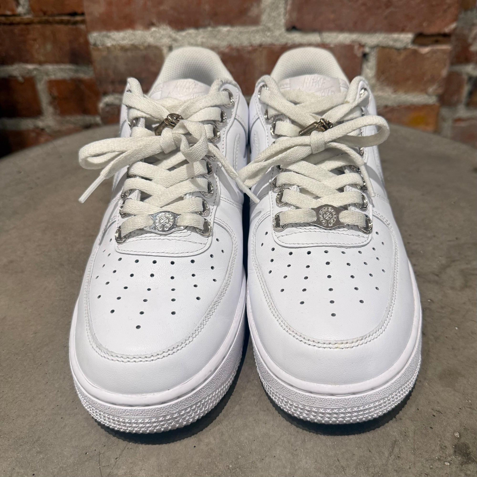 CHROME HEARTS AIR FORCE 1 LOW SNEAKERS ‘WHITE’