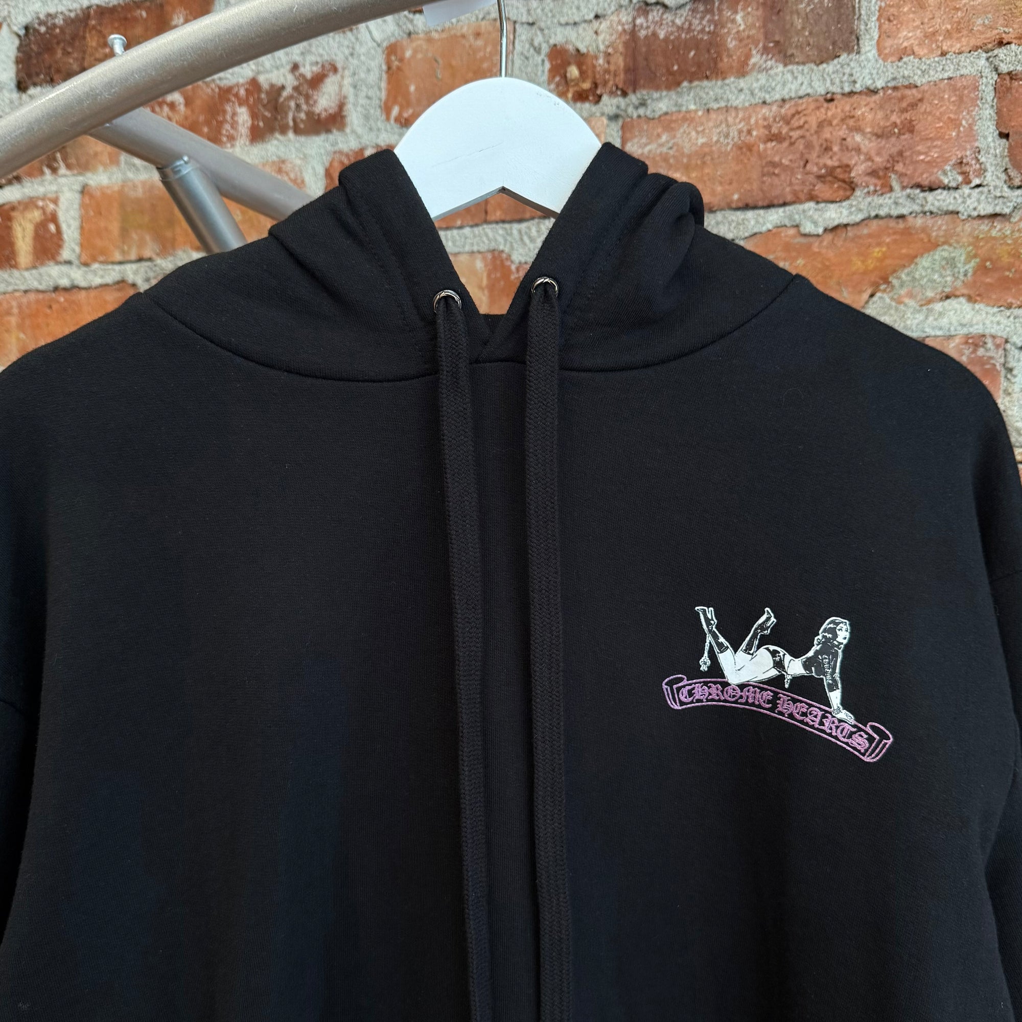 CHROME HEARTS DEADLY DOLL PULLOVER HOODIE ‘BLACK’