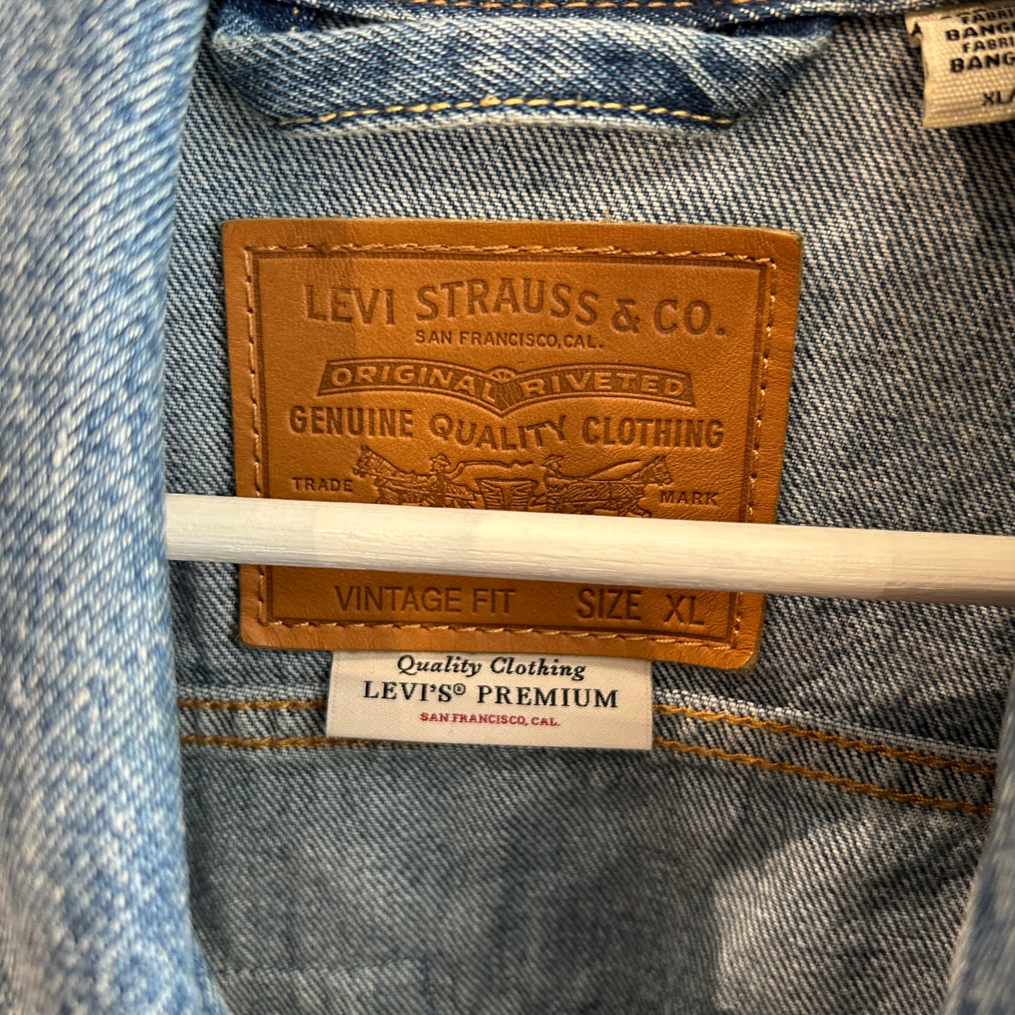 LEVIS TYPE-3 BIG E PATCHWORK DENIM JACKET ‘BLUE’