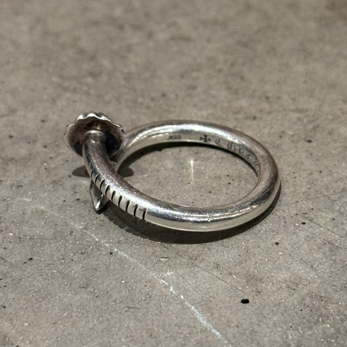 CHROME HEARTS NAIL RING ‘SILVER’