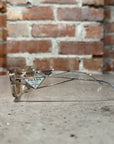 PRADA 14YS CLEAR FRAME SUNGLASSES ‘CLEAR’