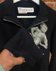 JW ANDERSON x POL ANGLADA QUARTER ZIP ‘NAVY’