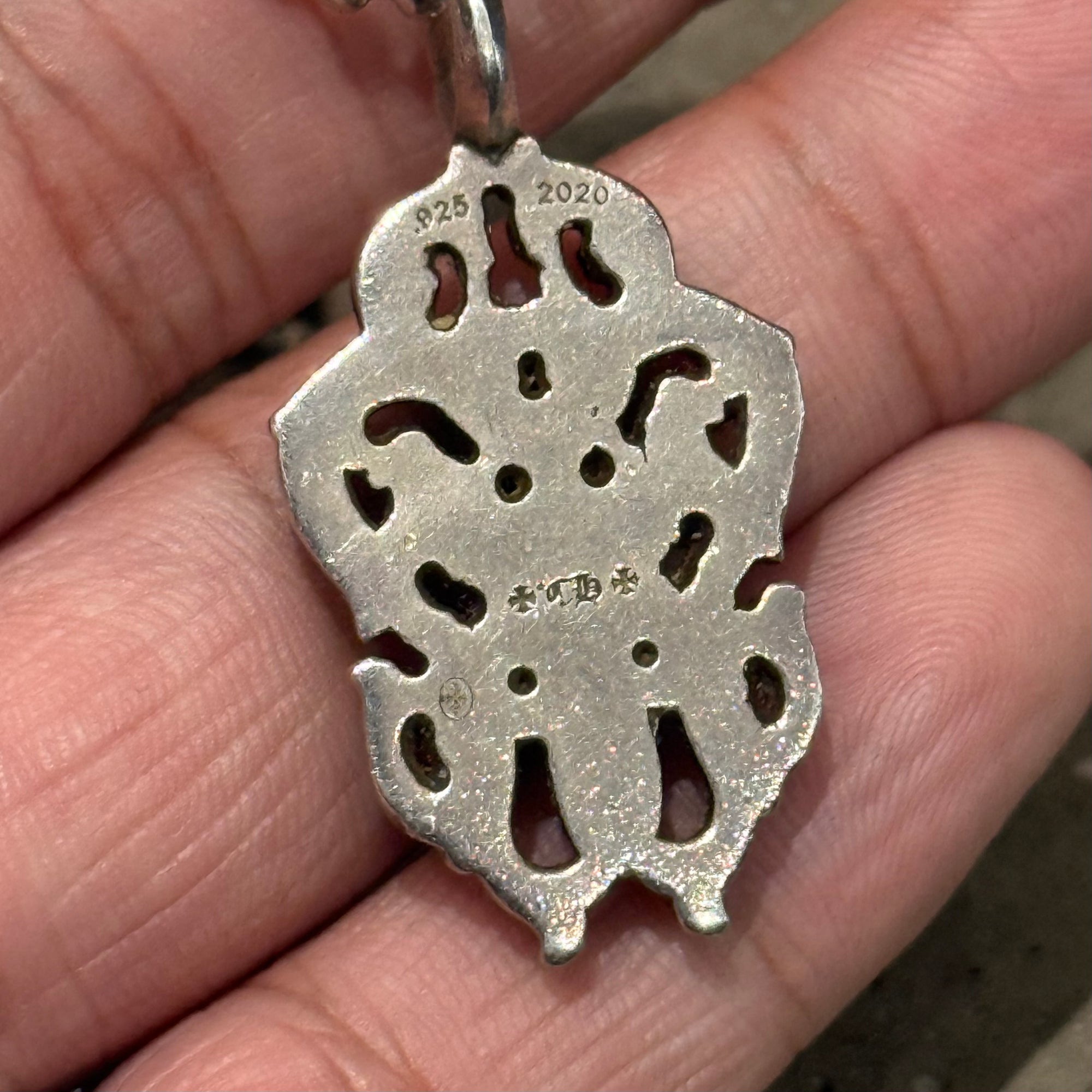 CHROME HEARTS VINE DAGGER NECKLACE ‘SILVER’