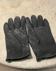 CHROME HEARTS LEATHER GLOVES ‘BLACK’