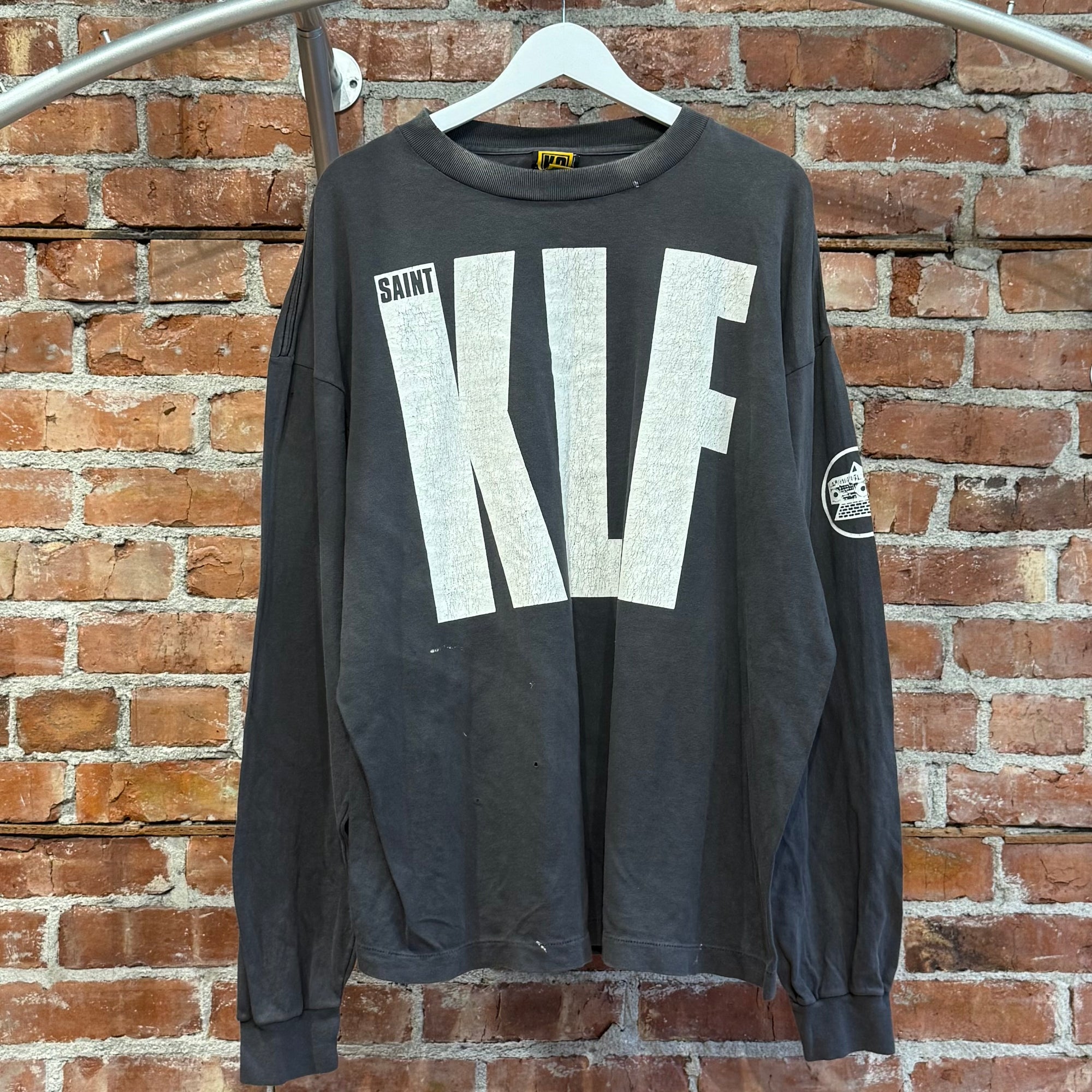 SAINT MICHAEL THE KLF LONGSLEEVE ‘VINTAGE BLACK’