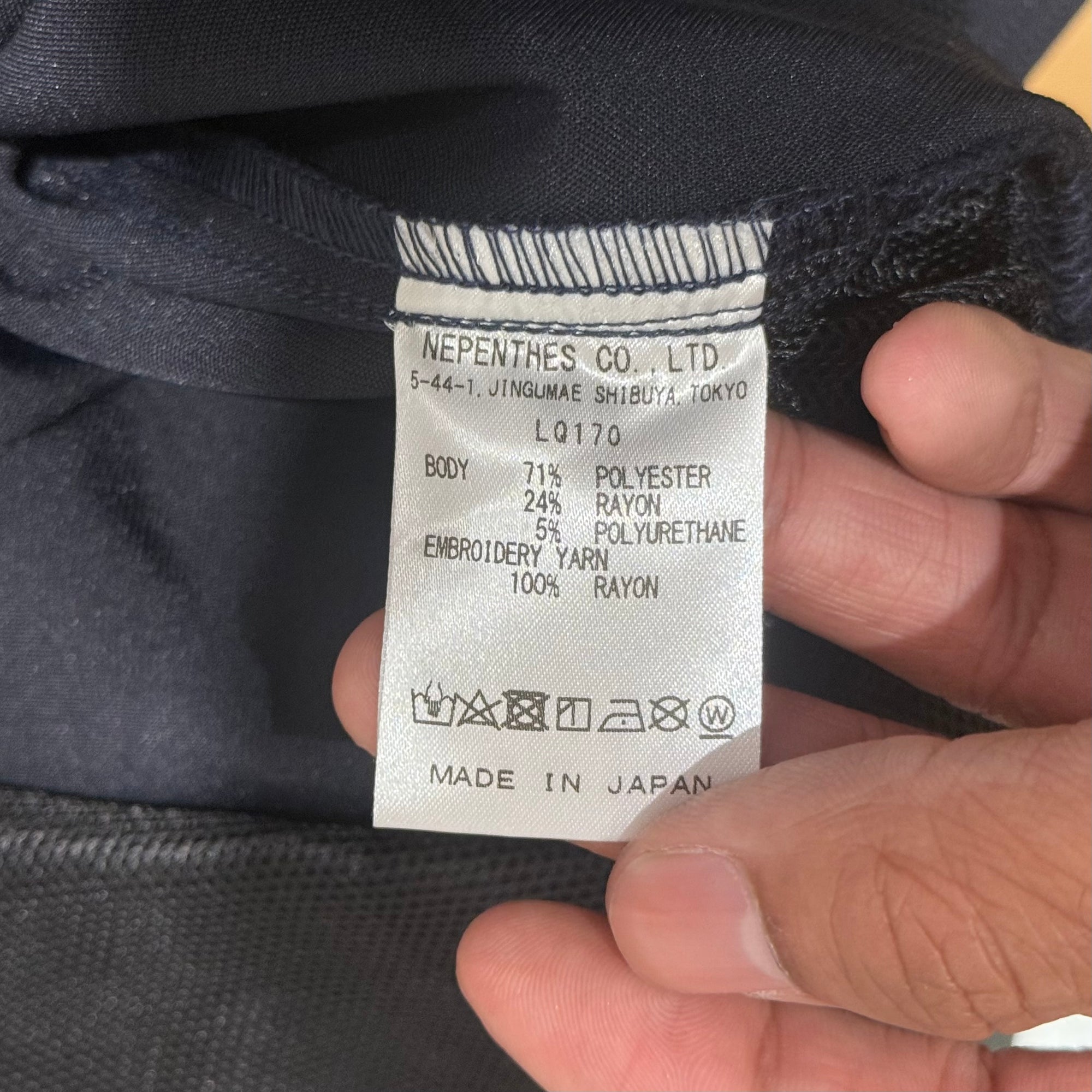 NEEDLES PLEATED FLARE TRACK PANTS ‘BLACK’