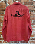 HYSTERIC GLAMOUR SEE NO EVIL RAYON SHIRT ‘RED’