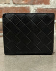 BOTTEGA VENETA INTRECCIATO LEATHER BIFOLD WALLET ‘BROWN’