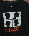 AFTER-HRS GORILLAZ DEMON DAYS ALT COVER LAYERED TEE ‘BLACK’