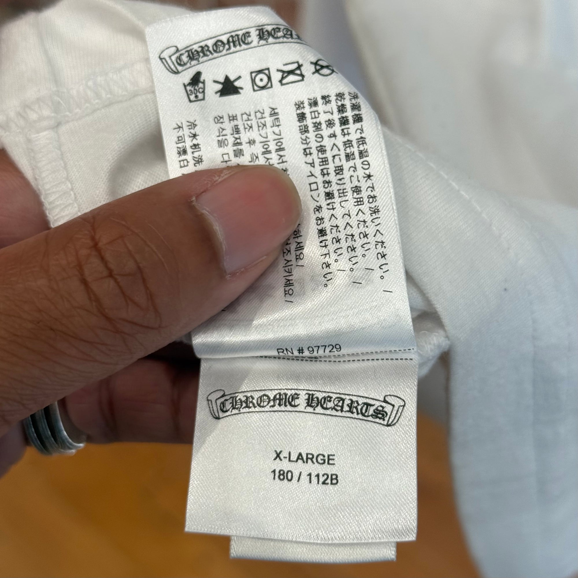 CHROME HEARTS LAS VEGAS FLORAL LONGSLEEVE ’WHITE’