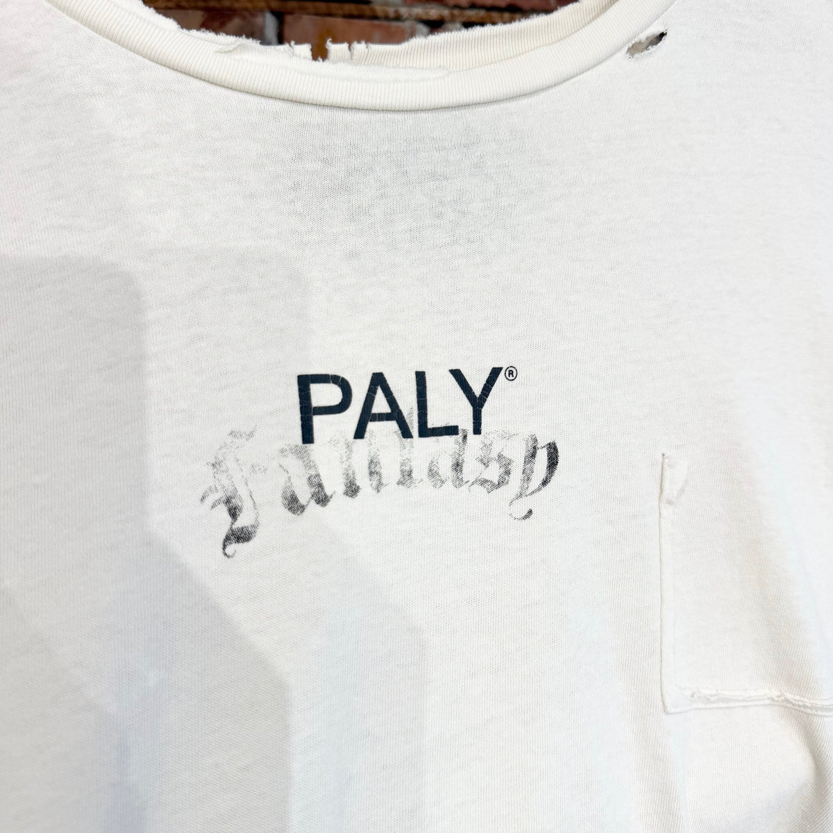 PALY HOLLYWOOD SS26 CORE LOGO TEE ‘WHITE’