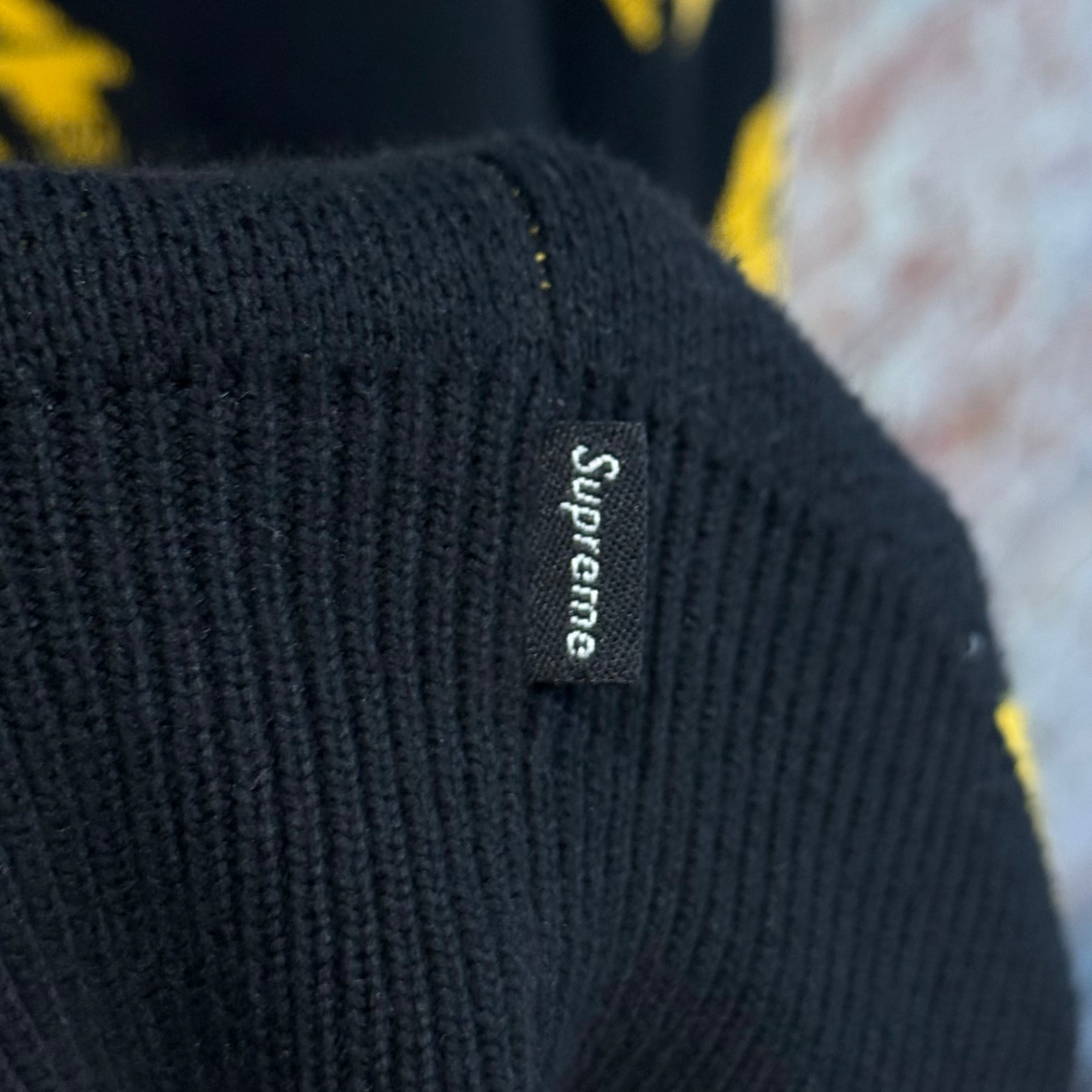 SUPREME X UNDERCOVER SS18 PUBLIC ENEMY KNIT ‘BLACK’