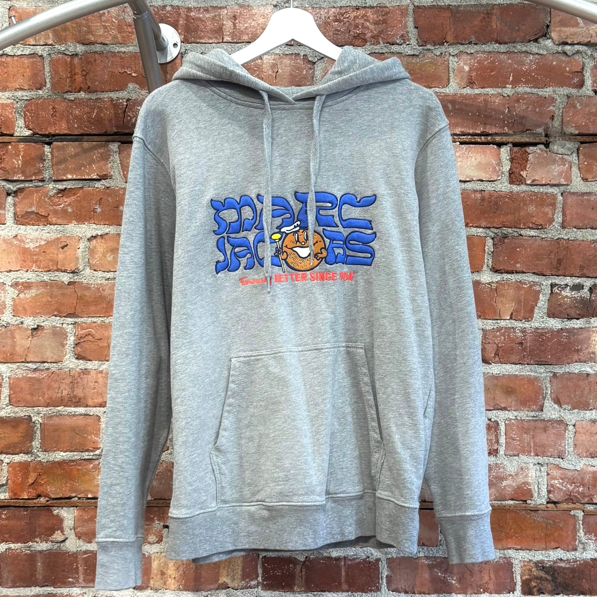 MARC JACOBS X AVI GOLD BAGEL HOODIE ‘GREY’