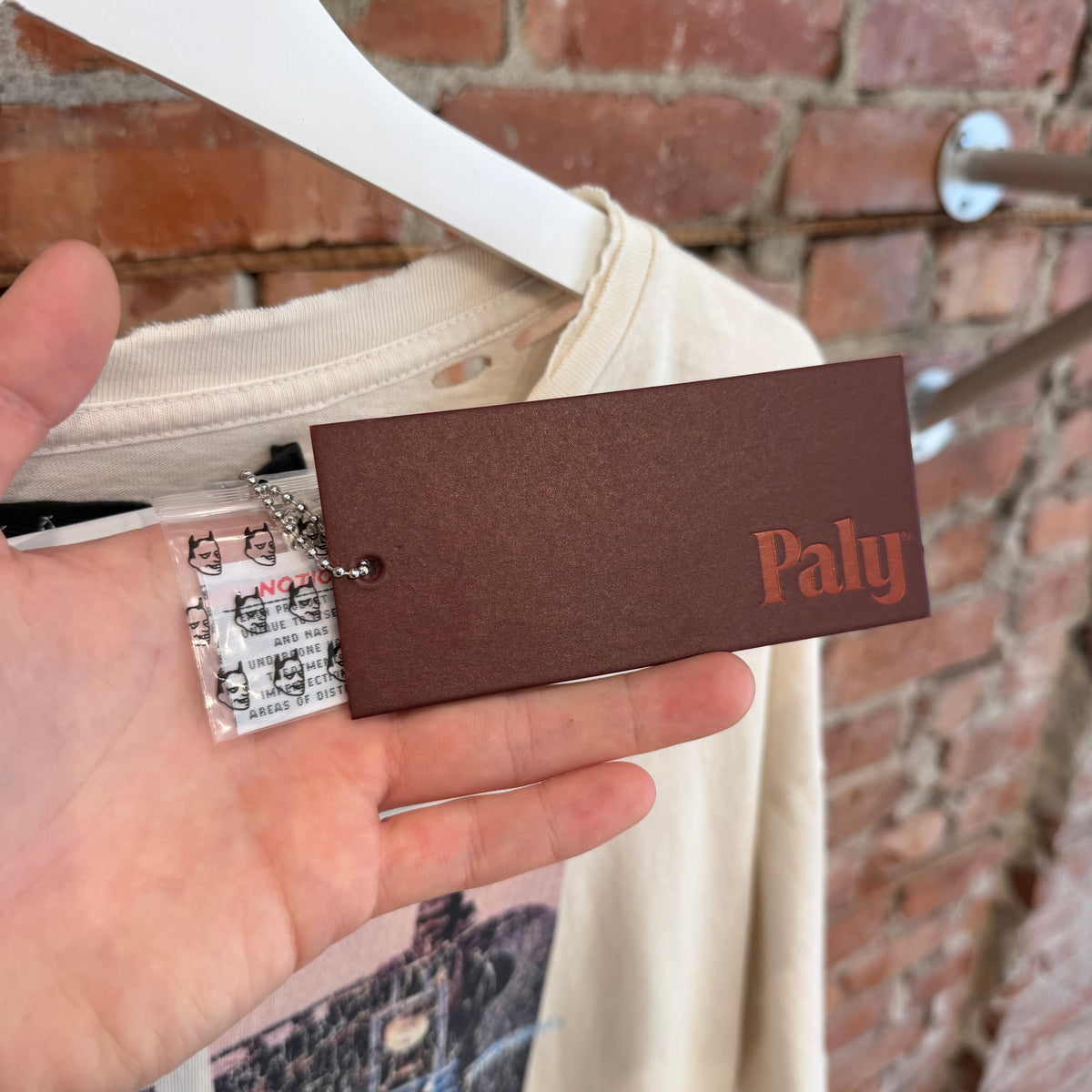 PALY HOLLYWOOD SS26 BOUND FOR GLORY TEE ‘WHITE’