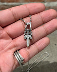 CHROME HEARTS ZIPPER DAGGER NECKLACE 