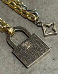 LOUIS VUITTON UP CYCLE LOCK CHARM NECKLACE ‘GOLD’